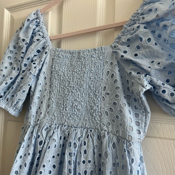 English Factory Eyelet Scallop Edge Dress - Picture 3 of 6